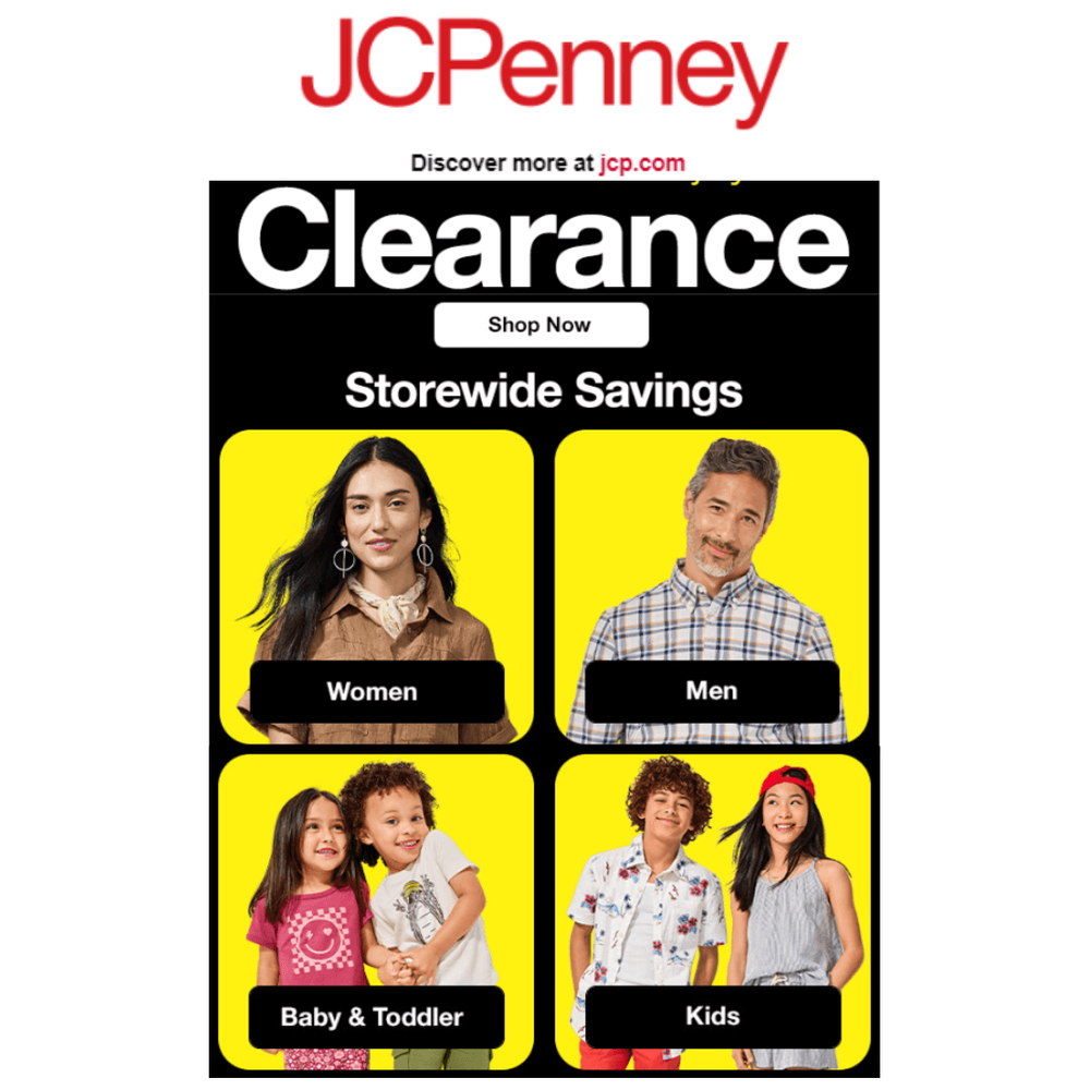 Big discounts 20% - 80% off!- JCPenny